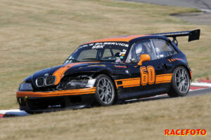 Ronny Olsson när han körde BMW Z3 i SSK Klass 3B.
